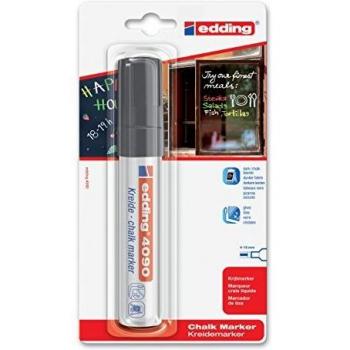 Marqueur vitre biseauté edding 4090 blanc 4-15mm blister