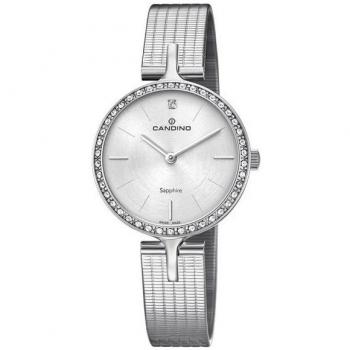 Reloj Candino para Dama C4646 Lady Elegance Acero Inoxidable 316L Gris Plata