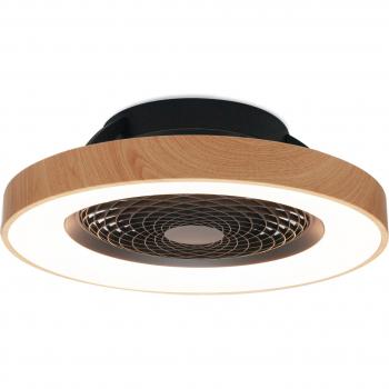 Ventilatore Da Soffitto Mantra Tibet WiFi Nero 65cm Dimmerabile CCT IP20