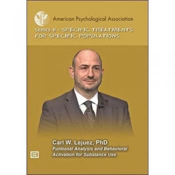 Functional Analysis and Behavioral Activation for Substance Use