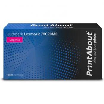 Toner compatible magenta Lexmark 78C20M0