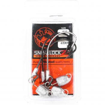 Tackle Tactics 4/0 XH SnakelockZ Jig Head, 1/4 oz, 3 pcs