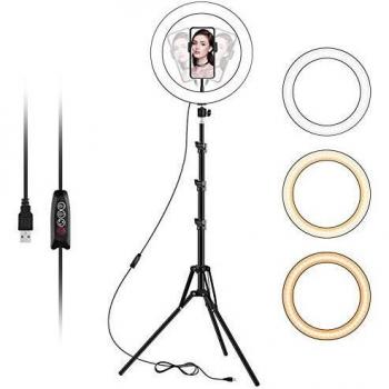 10 inch LED Ring Light with Phone Holder