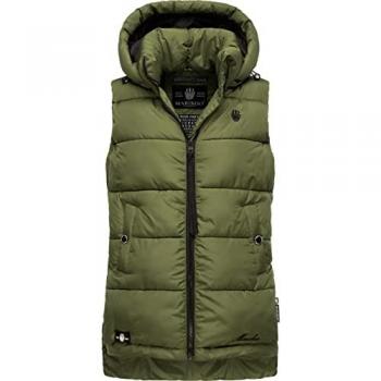 Marikoo Damen Steppjacke Zarinaa in Olivgrün