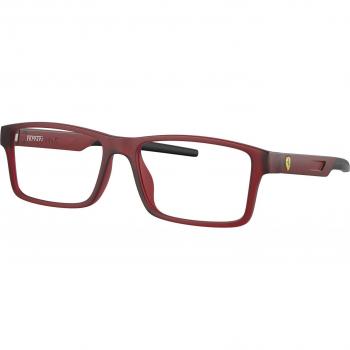 Scuderia Ferrari 55MM Red Squared Glasses for Men
