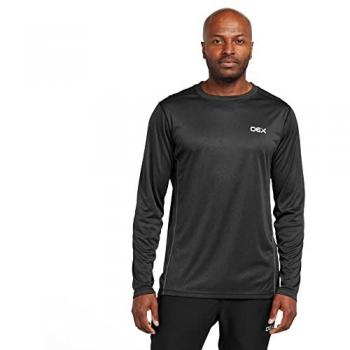 OEX Mens Zephyr Quick Drying & Lightweight Long Sleeve Athletic Fit Baselayer Top