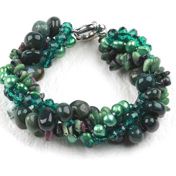 Vert Émeraude – Bracelet Mineralia Lily