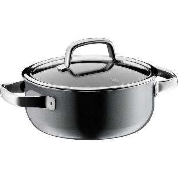 WMF Bratentopf Fusiontec 24 cm mit Glasdeckel