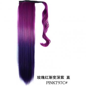 Postizo de Cabello Sintético con Clip de 22 Pulgadas