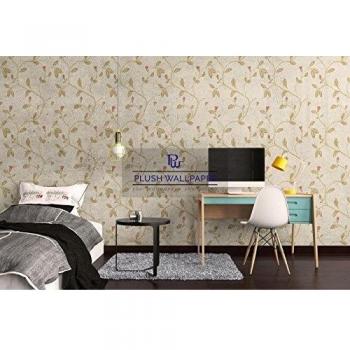 Holden Decor Lia Red Cotton Heavy Weight Vinyl Wallpaper
