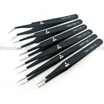 Pince à épiler en acier inoxydable TOYO ESD11-15