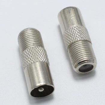 Right‑Angle Coaxial TV Splitter Pair