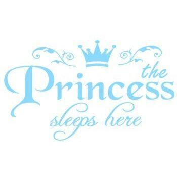 Princess Quote Wall Decal for Bedroom