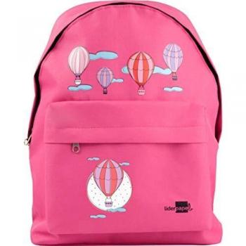 Mochila Escolar Liderpapel Globos Color Rosa 380X280X120 mm