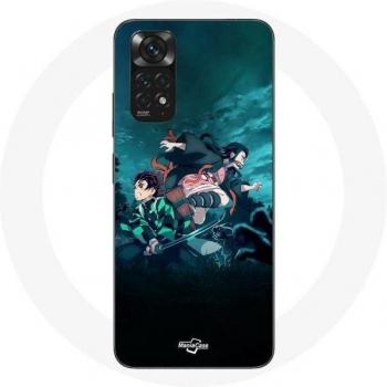 Protezione Mobile Xiaomi Redmi Note 11 4G Demon Slayer Tanjiro Nezuko