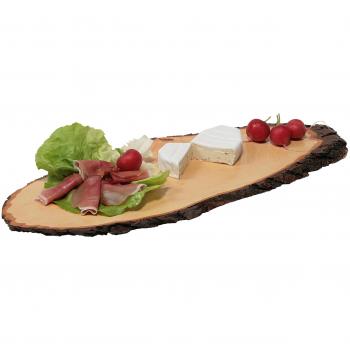 Kesper 61204 Rinden Servierbrett Erle 70-79 x 25 x 2 cm