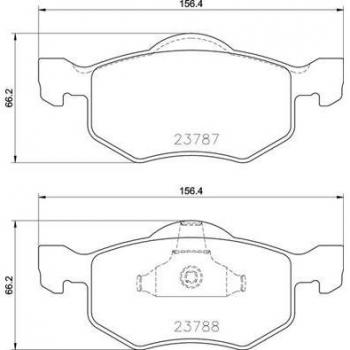 BREMBO P 24 219 Automotive Brake Pads