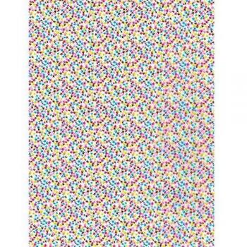 Papier Motif 30 x 40 cm 690 étoiles roses