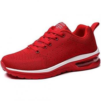 GAXmi ShockAbsorb Red Lightweight Sneakers