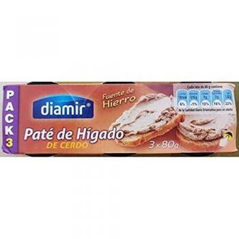 Feine Schweineleberpastete Diamir (3 X 80 G)