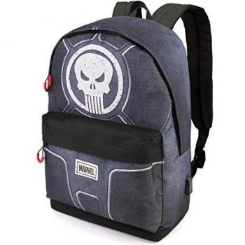 Karactermania Punisher Sac à Dos, 42 cm, Noir