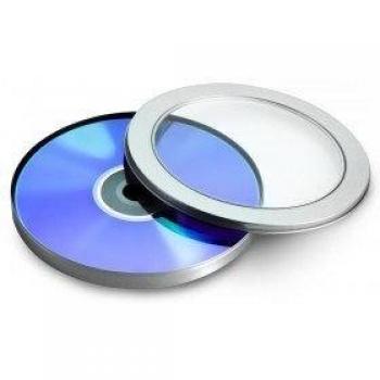 Prodye Metall CD Hüllen, 3 Disc MovieCan mit Fenster