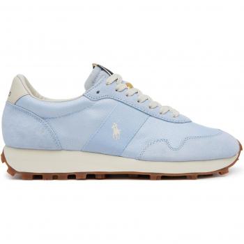 Polo Ralph Lauren Sneaker Bassa Blu Chiaro Off-White