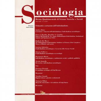 Sociologia. Rivista quadrimestrale di scienze storiche e sociali