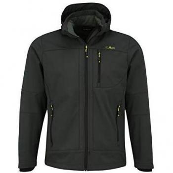 CMP Softshell Jacke Herren 48 Jungle Muschio, 7.000 mm Schutz, ClimaProtect