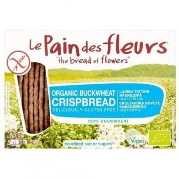 Le Pain Des Fleurs Organic Buckwheat Crisp Bread No Salt 125 g