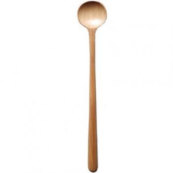 Langer Holzlöffel für Kochen und Mischen