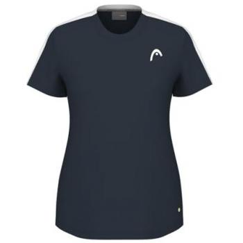 Camiseta de Manga Corta Tie-Break para Mujer Head, Azul Marino, 2XL