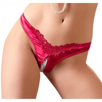Cottelli Collection Roter Dessous-String mit Perlen