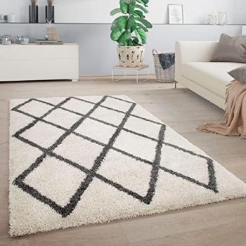 Paco Home Arezzo 681 Hochflor-Teppich, 160 cm x 220 cm, sehr weich