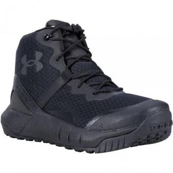 Stivali Tattici Uomo Under Armour Micro G Valsetz Mid Nero