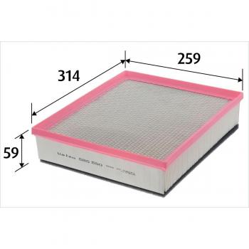 VELEO 585550 Filtro aria – Garanzia 2 anni
