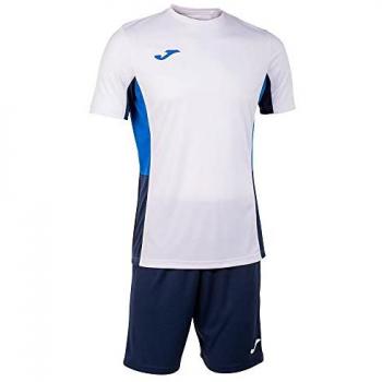 Joma Danubio II Kit Enfant – maillot & short couleur blanc/bleu, taille 11/12