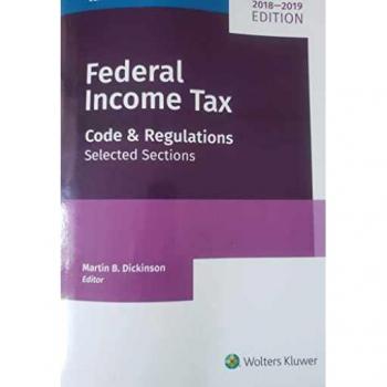 Commerce Clearing House Federal Income Tax: Code and Regulations, 2018-2019