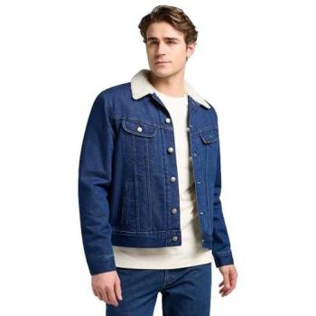 Denimjack met Sherpa-ondersteuning