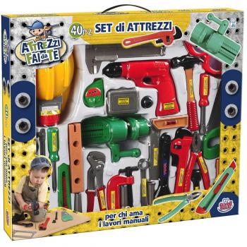 GG51804 Grandi Giochi: set multiattrezzi 40 unità