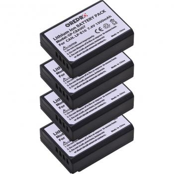 Baterías LP-E10 + Cargador USB LCD para Canon EOS 1100D 1200D 1300D 2000D Rebel T3 T5 T6 KISS X50 X70