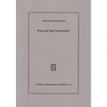 Was ist Metaphysik?