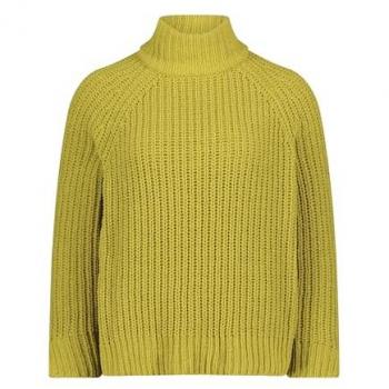 Relaxed Fit Strickpullover in Grün