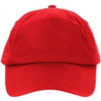 Casquette Professionnelle 5 Panneaux Rouge Taille Unique