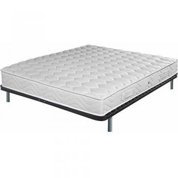 EBAC Literie Sommière Démontée + Matelas 160x200 – Mousse Support Moyen