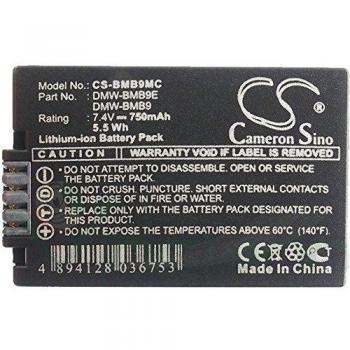 Panasonic DMC‑FZ48/DMC‑FZ100 7.4 V 750 mAh Li‑Ion Battery Module