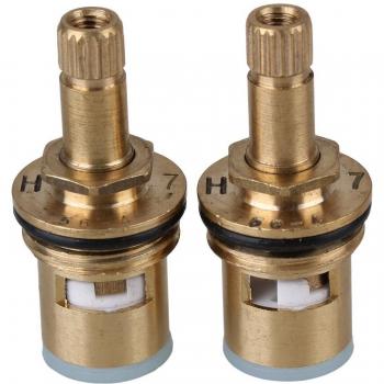 47X22mm Anticlockwise Brass Faucet Cartridge Valve