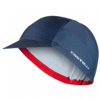 Gorra Castelli Rosso Corsa 2 azul marino