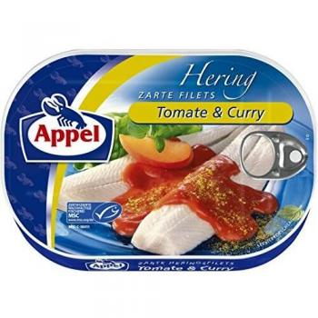 Appel Heringsfilets in Tomatensauce, 10er Pack (10 x 200 g Dose)