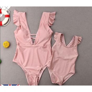 Bikini Acolchado Rosa para Mamá e Hija
